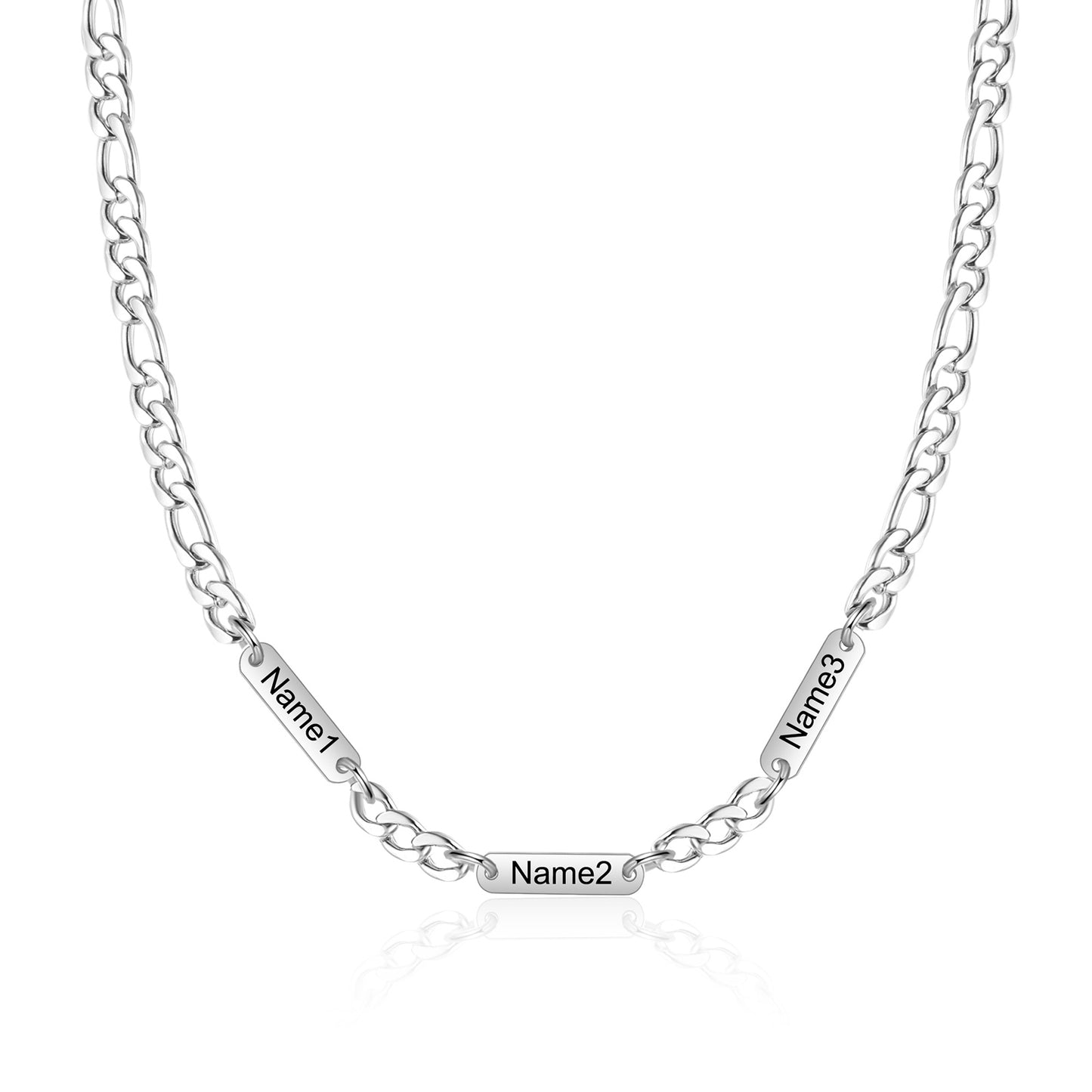 Engraved nameplate necklace for men – perfect gift idea
..