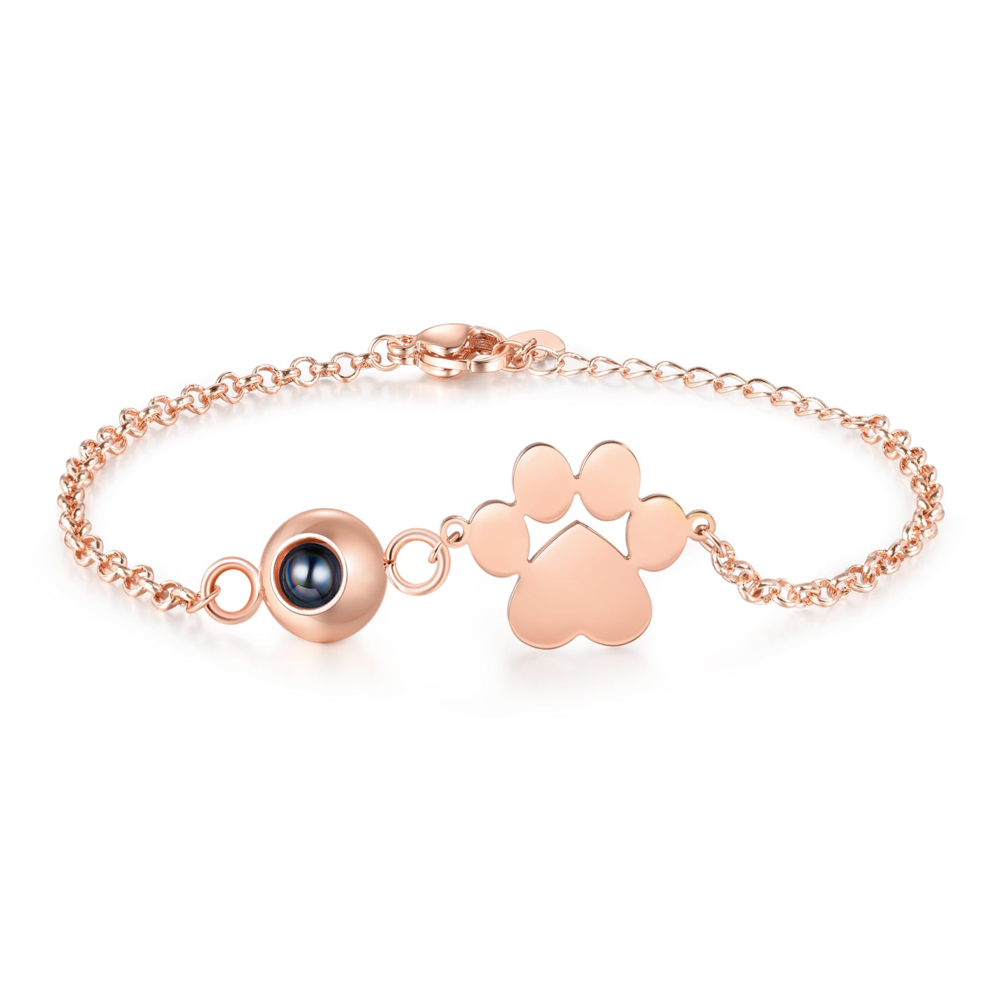 Personalised photo bracelet UK gift for pet owners