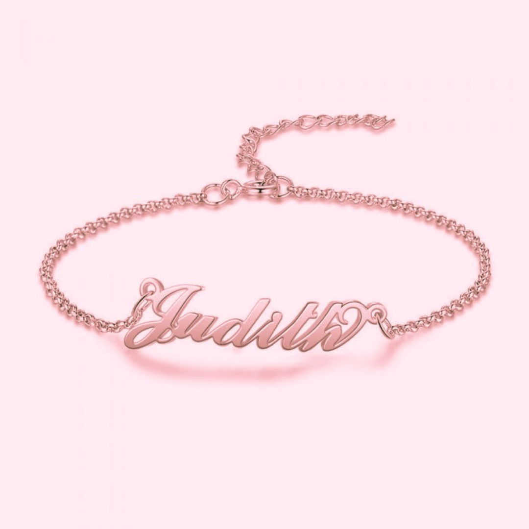 Name Bracelets Customised | Sterling Silver Personalised Name Bracelet