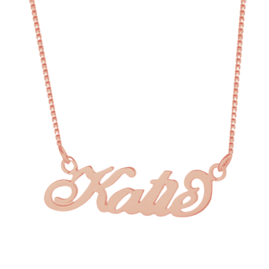 Bespoke Sterling Silver Name Necklace | Personalised Name Necklace