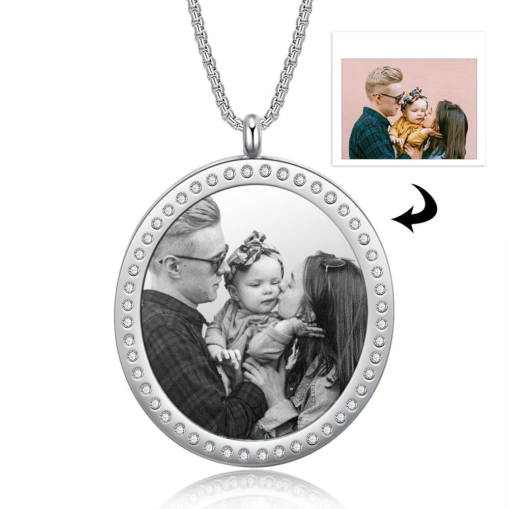 Bespoke Frame Style Photo Necklace | Customised Photo Necklace For Woman