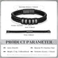 Custom Leather Bracelet For Men - Personalised Men's Leather Bracelet......