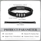 Custom Leather Bracelet For Men - Personalised Men's Leather Bracelet,