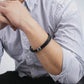 Custom Leather Bracelet for Men - Personalised Leather Bracelet for Him