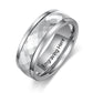 <p>Personalised Rings For Men | Men's Stainless Steel Ring | Personalised Faceted Ring For Him&nbsp;<br></p> <p>Wedding Band For Men | Engagement Ring Form Men