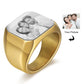 Customised Signet Ring For Men | Personalised Photo Ring For Him | Custom Signet Ring For Man