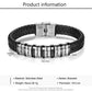 Personalised Leather Bracelet For Men | Men's Bracelets | Personalised Jewellery For Men | Personalised Gift For Him
