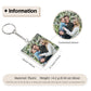 Personalised Puzzle Keychain Customised Lego Photo Keyring Photo Keychain Gift For Him / Her Birthday Gift