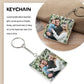 Personalised Puzzle Keychain Customised Lego Photo Keyring Photo Keychain Gift For Him / Her Birthday Gift