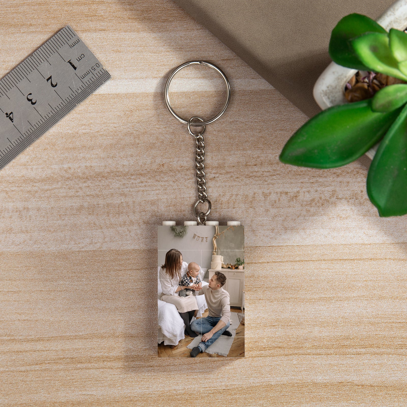 Photo Keychain Custom Ride Safe Picture Keyring Personalised Photo Gift for  Him | eBay