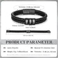 Custom Leather Bracelet For Men - Personalised Men's Leather Bracelet