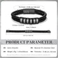 Custom Leather Bracelet For Men - Personalised Men's Leather Bracelet