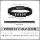 Custom Leather Bracelet For Men - Personalised Men's Leather Bracelet