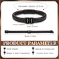 Custom Men Leather Bracelet - Personalised Bracelet for Men