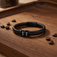 Custom Men Leather Bracelet - Personalised Bracelet for Men