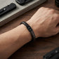 Custom Men Leather Bracelet - Personalised Bracelet for Men