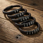 Custom Men Leather Bracelet - Personalised Bracelet for Men