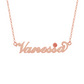 Personalised Name Necklace With Birthstone | Bespoke Name Necklace
