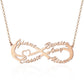 Bespoke Name Necklace | Personalised Infinity 5 Names Necklace