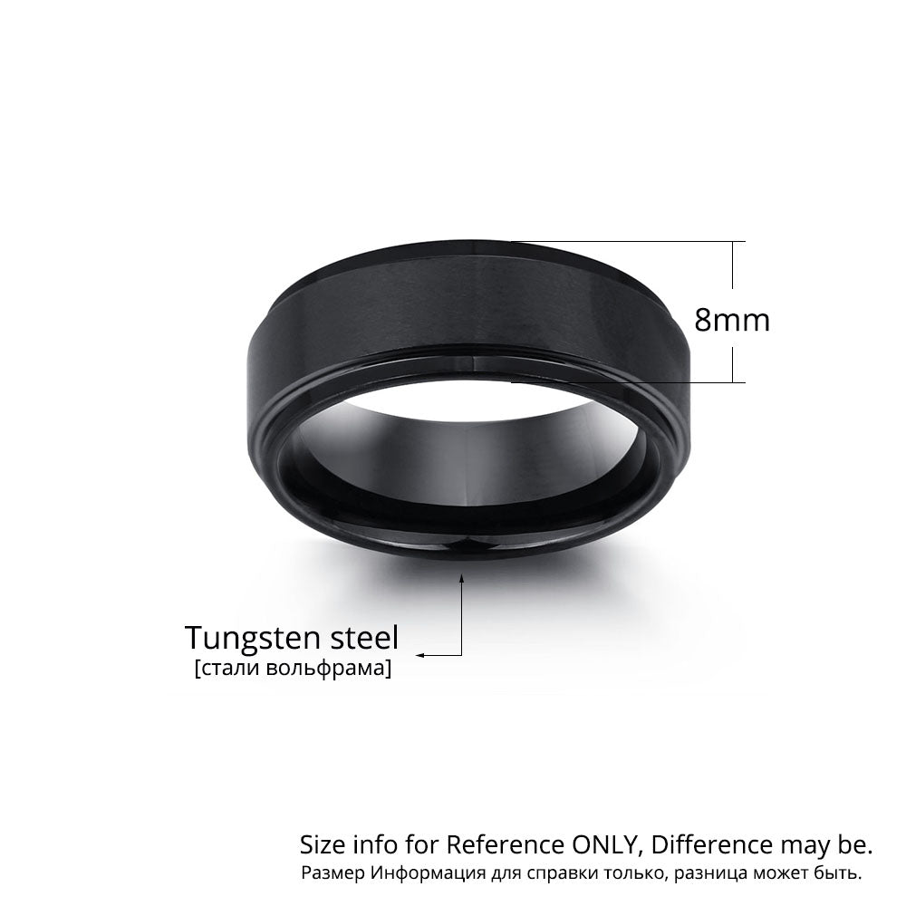 Personalised Rings For Men | Men's Tungsten Ring | Personalised Ring For Him   Personalised Gift For Him | Personalised Gift For Men | Personalised Gift For Dad | Personalised Gift For Boyfriend   Fathers Day Gift Ideas | Anniversary Gift For 