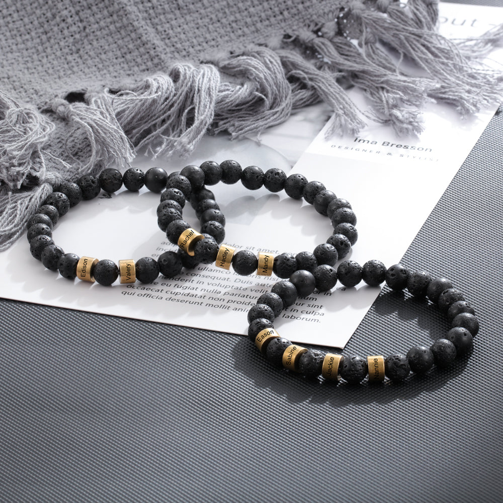 Customized beaded online bracelets for him