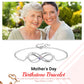 Personalised Silver Bracelet for Women | Gift for her | Birthstone Bracelet | Gift Ideas for Women | Customised Engraved Bracelet