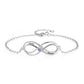 Personalised Silver Bracelet for Women | Gift for her | Birthstone Bracelet | Gift Ideas for Women | Customised Engraved Bracelet