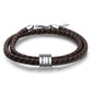Personalised Bracelets For Men | Mens' Leather Bracelets | Personalised Leather Bracelets For Him | Braided Leather Bracelet For Men Personalised Gift For Him | Personalised Gift For Men | Personalised Gift For Dad | Personalised Gift For Boyfriend  Fathers Day Gift Ideas | Anniversary Gift For Him 