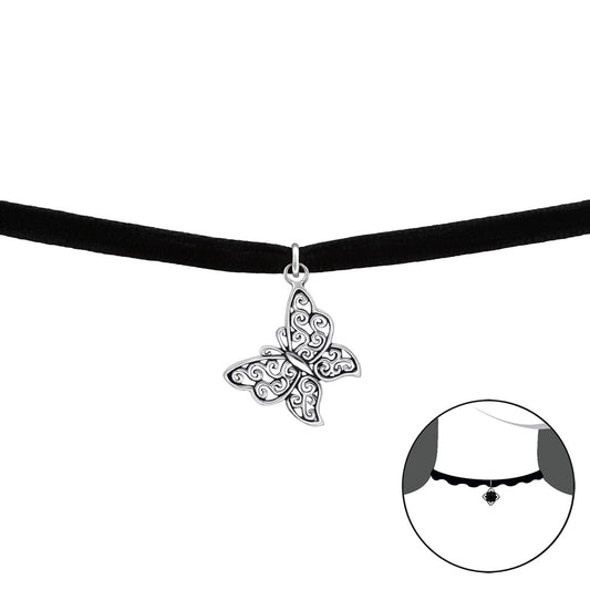 sterling silver necklace, sterling silver necklace for women, ladies sterling silver necklace, handmade jewellery, contemporary jewellery, Choker