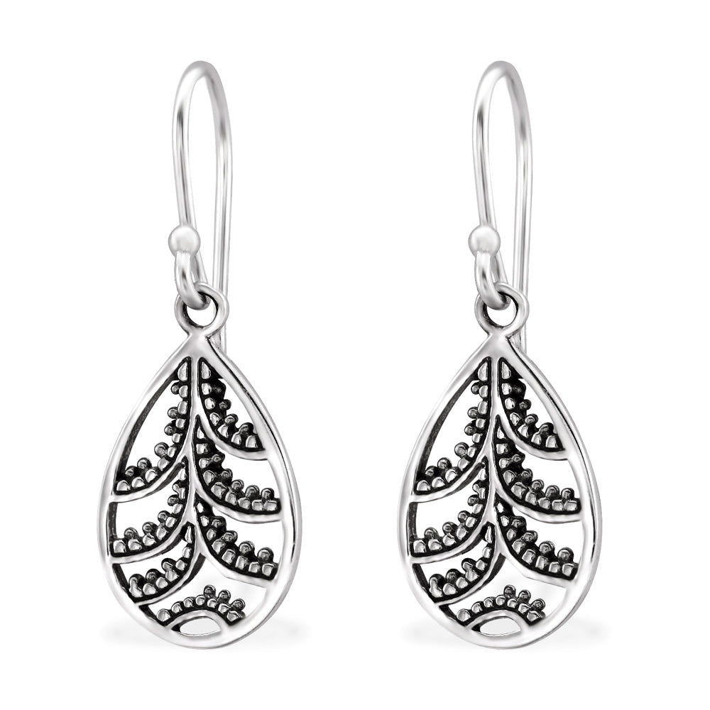 sterling silver earrings, sterling silver earrings for women, ladies sterling silver earrings, handmade jewellery, contemporary jewellery.