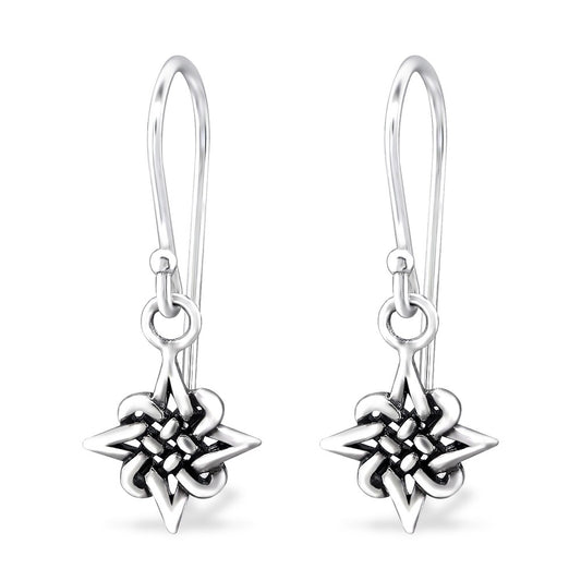 sterling silver earrings, sterling silver earrings for women, ladies sterling silver earrings, handmade jewellery, contemporary jeweller