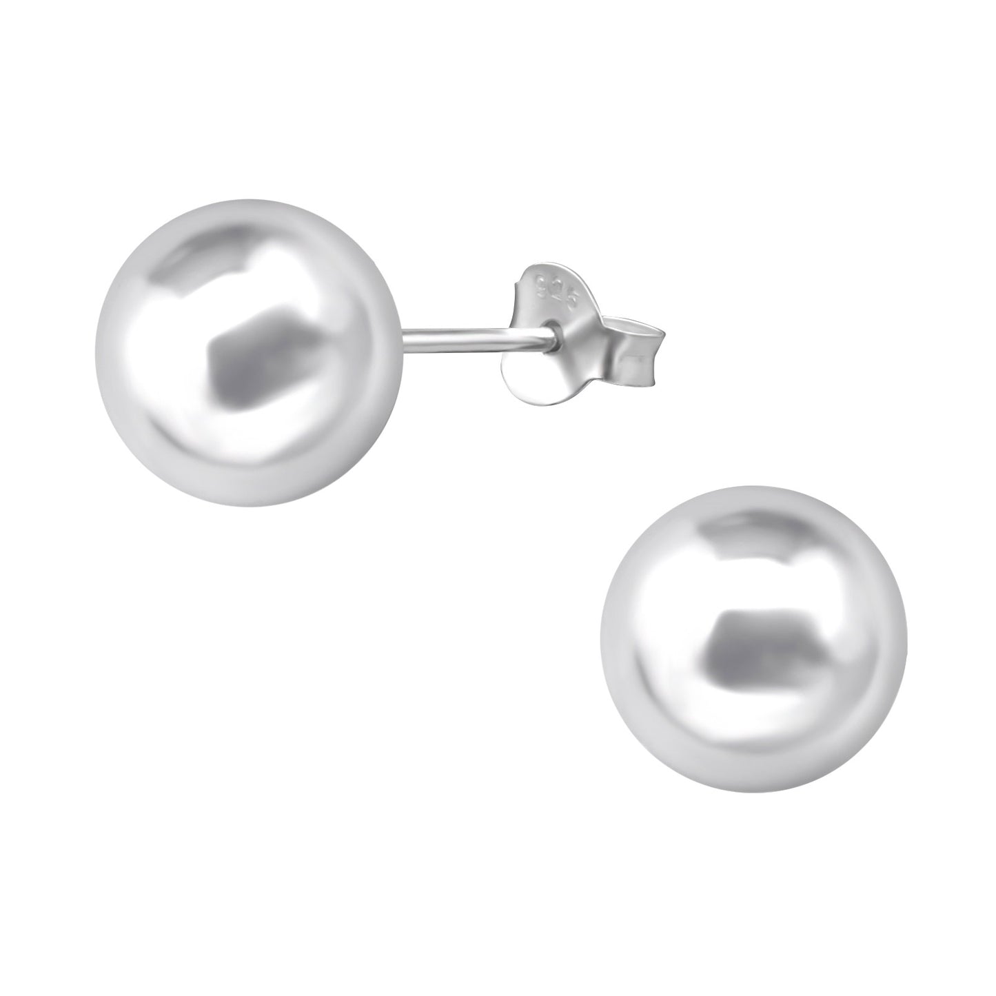 sterling silver earrings, sterling silver earrings for women, ladies sterling silver earrings, handmade jewellery, contemporary jewellery, silver studs 