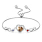 Engraved infinity bracelet for anniversary gift