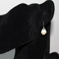 Silver Harmony's Freshwater Pearl Pear Silver Earrings