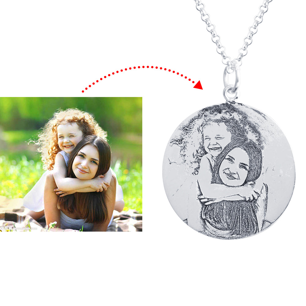 personalized customized bespoke photo Necklace