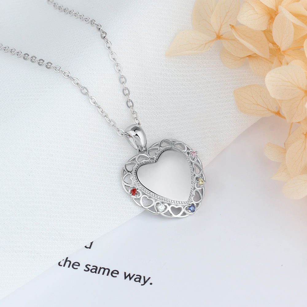 Bespoke Necklace, Personalised silver birthstone necklace, UK Sterling Silver Personalised Necklaces, sterling silver personalised necklaces for women, ladies sterling silver personalised necklace in London
