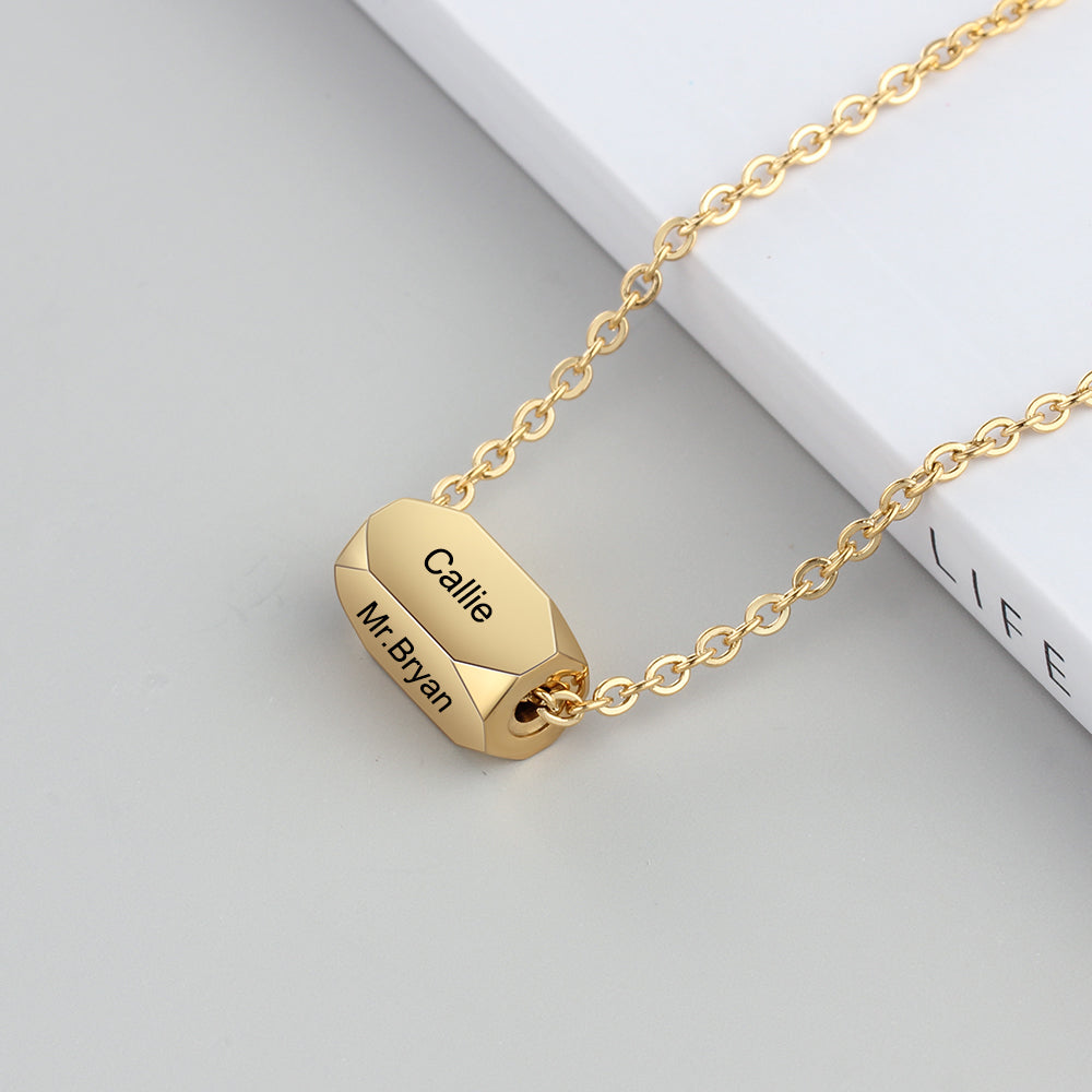 Personalised Bar Necklace | Custom Horizontal Bar Necklace | Personalised Name Necklace  Personalised Gift For Her | Personalised Gift For Mom | Personalised Name Jewellery  A Beautiful Mother's Day Gift | Gift For Mom | Gift Ideas For Her | Gift Ideas For Girlfriend 