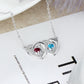 personalized customized bespoke engraved and birthstone 925 sterling silver Necklace