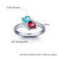 personalized customized bespoke 925 sterling silver birthstone ring