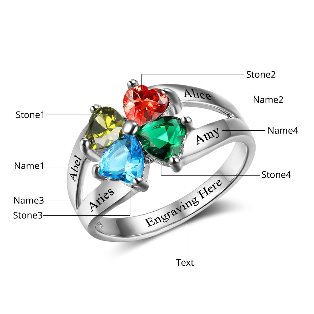 Sterling silver rings 2025 custom engraving