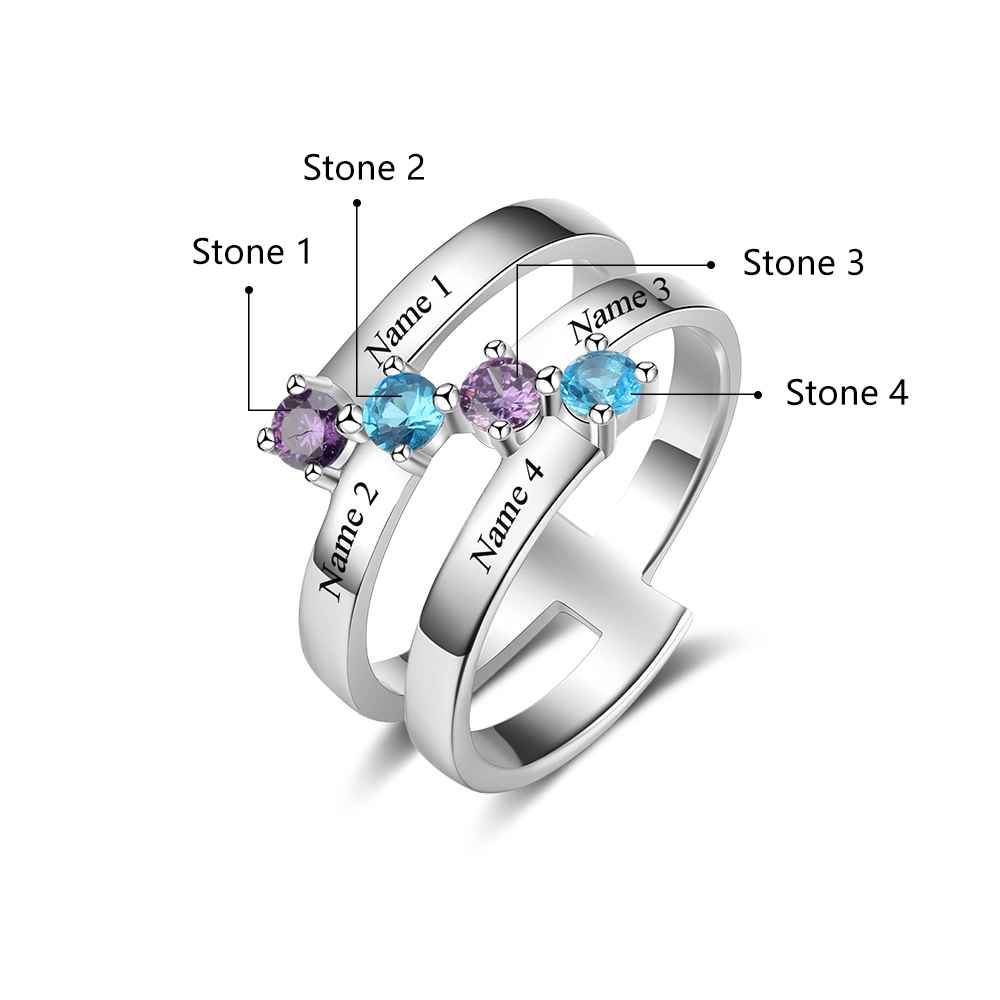 Stone for clearance ring with name