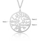 Tree of Life necklace with up to 9 engraved names