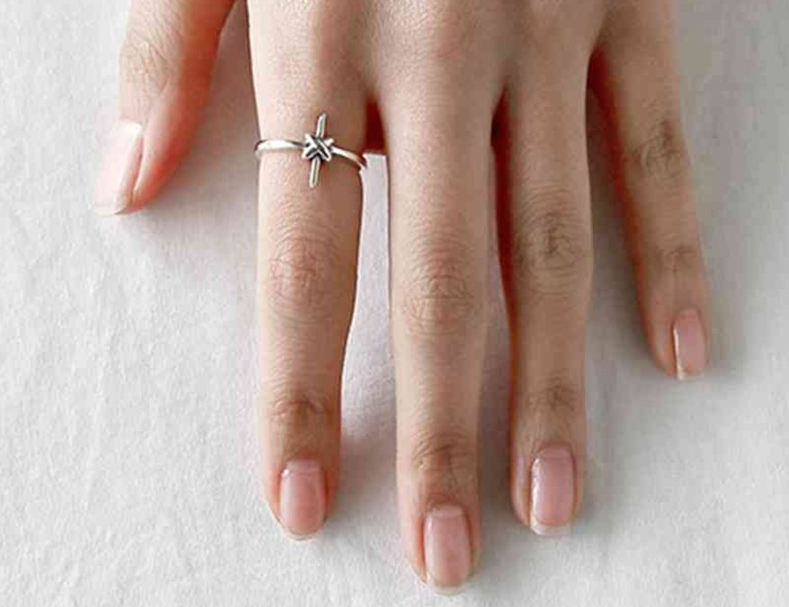 Simple silver 2025 rings cheap