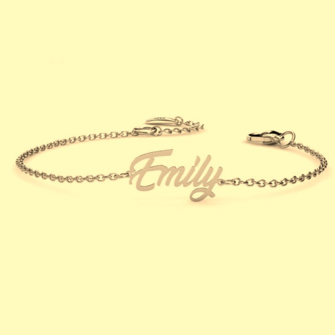 Bespoke Name Bracelet | Personalised Name Bracelet For Her