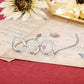 Personalised Circles Engraved 3 Names Bracelet For Women | Customised Bracelet For Her