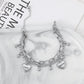 Personalised Engraved 2 Names Charm Bracelet | Bespoke Charm Bracelet For Women