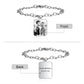 Bespoke Photo Bracelet For Men With Personalised Engraving | Customised Unisex Photo Bracelet