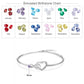 Customised Bracelet For Her | Bespoke Infinity Heart Name Bracelet With Birthstones | Personalised Gift Of Love