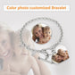 Personalised Photo Charm Bracelet For Woman | Bespoke Photo Charm Bracelet For Her