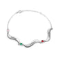 Customised Bracelet For Her | Bespoke Birthstone Bracelet For Women With Names Engraved